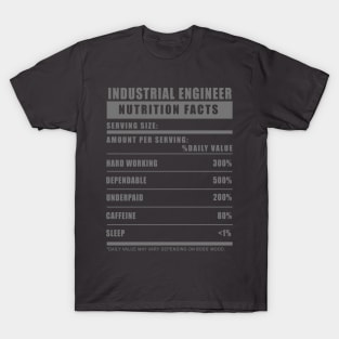 Industrial Engineer Underpaid Job Humor T-Shirt